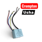 Crompton CBB61 2.5µF + 2.5µF + 3.0µF Ceiling Fan Capacitor - 500V/275VAC Original